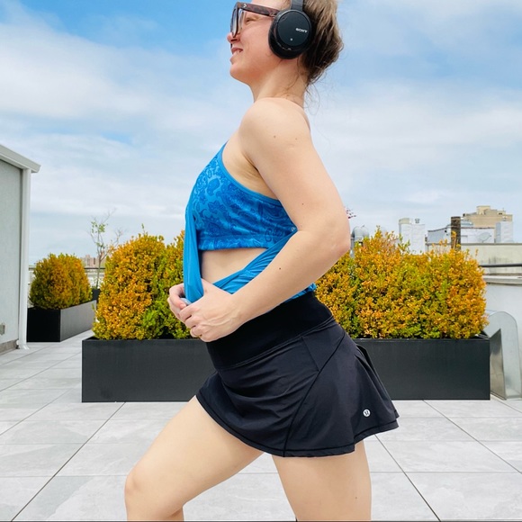 lululemon Turquoise No Limits BuiltIn Bra Tank Top Porcelaine Beachy Paisley - Picture 15 of 16